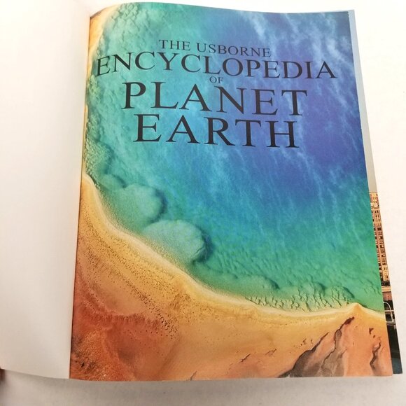 Usborne Encyclopedia of Planet Earth Scholastic Softcover Geography Science - Picture 4 of 11